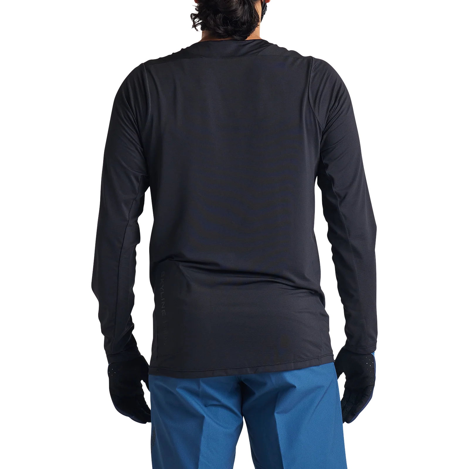 Troy Lee Designs Skyline Long Sleeve MTB Jersey - Iconic - Black - Image 3