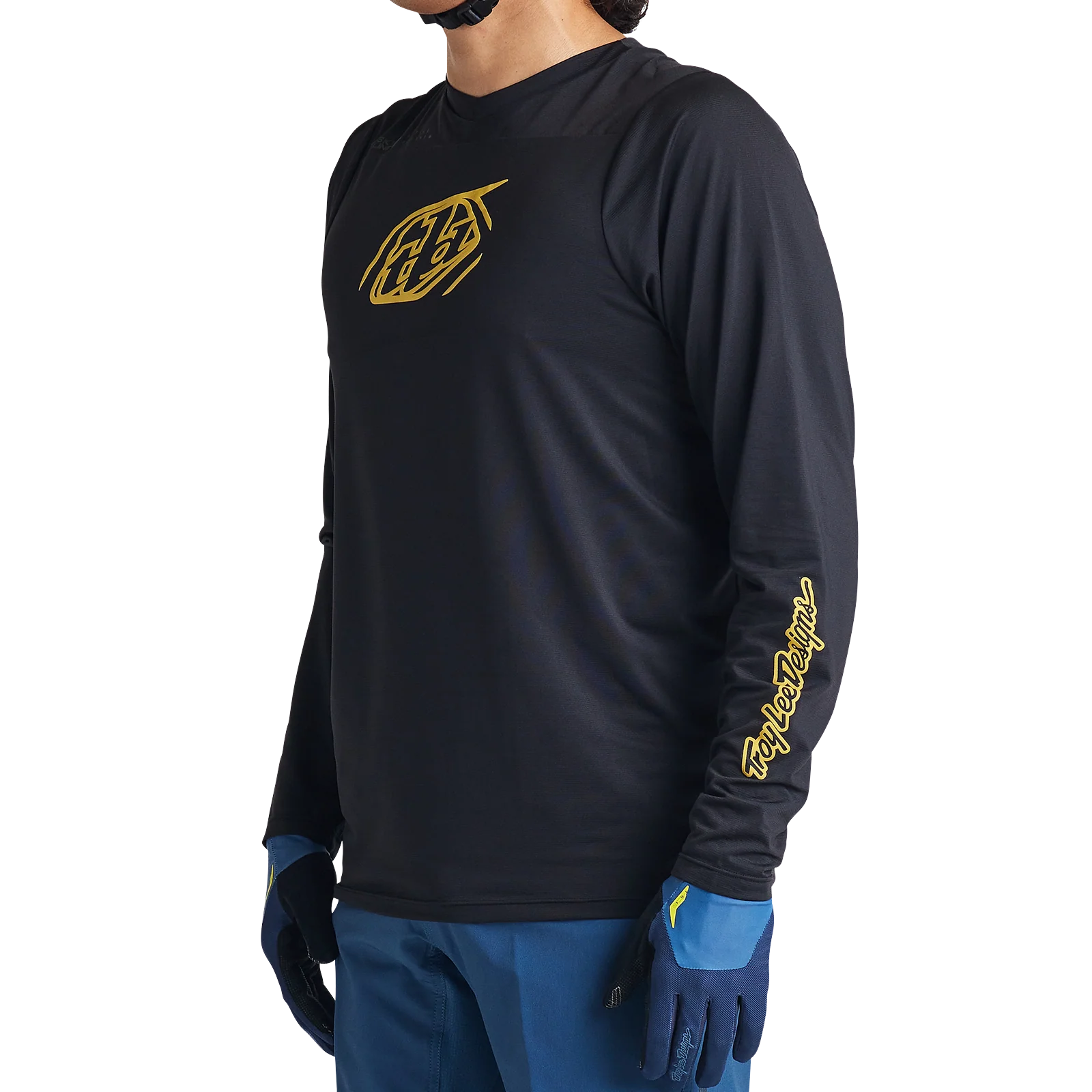 Troy Lee Designs Skyline Long Sleeve MTB Jersey - Iconic - Black - Image 4