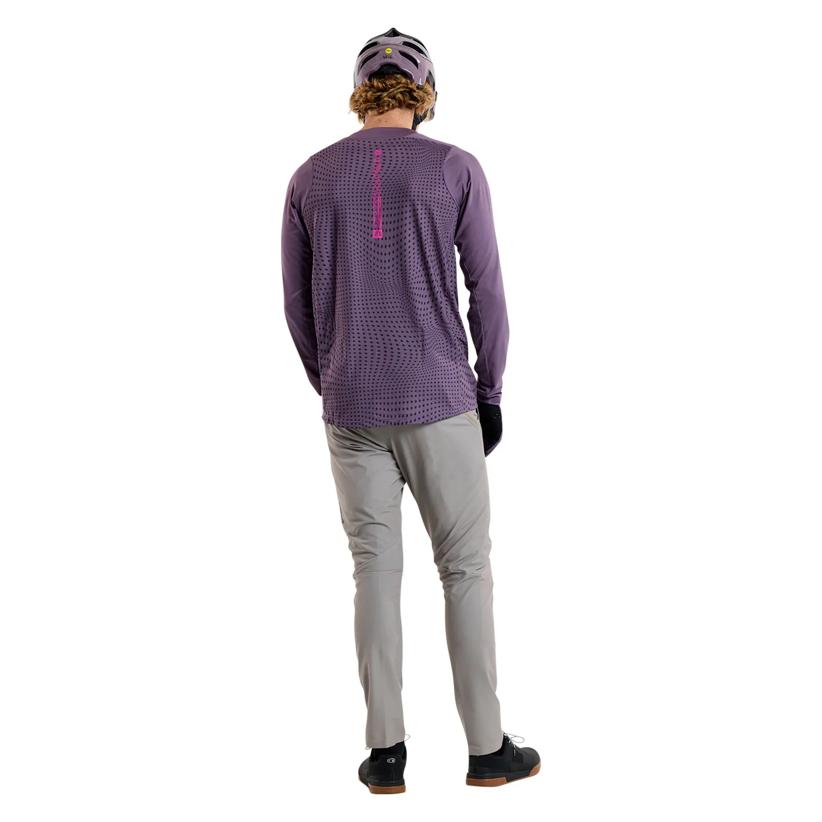 Troy Lee Designs Skyline Long Sleeve MTB Jersey - Radioscape - Deep Purple - Image 11