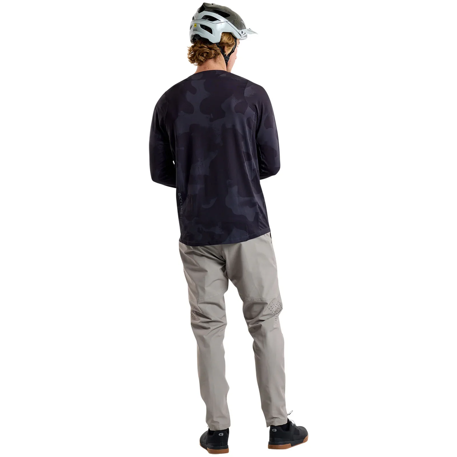 Troy Lee Designs Skyline Long Sleeve MTB Jersey - Scrubland - Black - Image 10