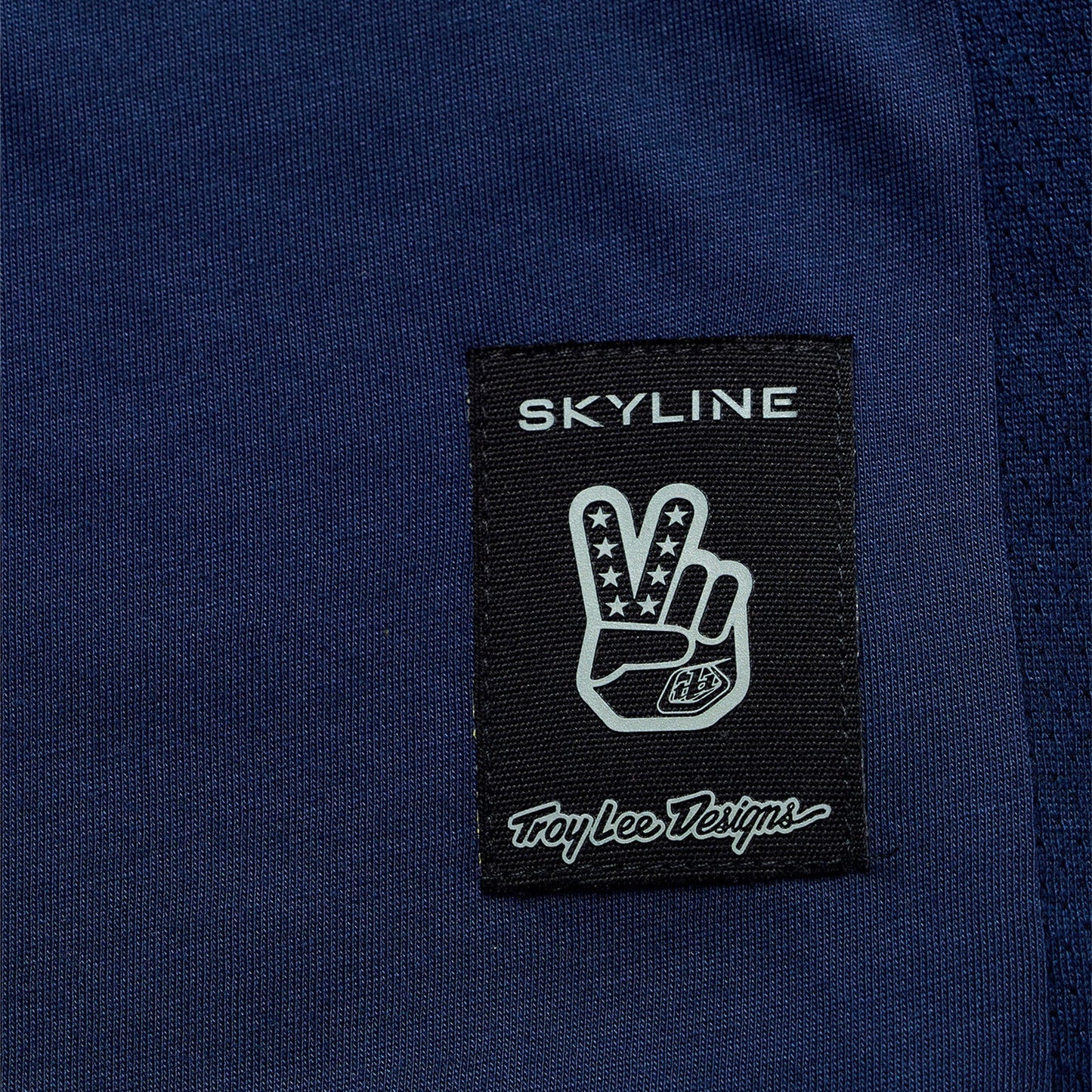 Troy Lee Designs Skyline Long Sleeve Ride Tee - Locals - Midnight - Image 4