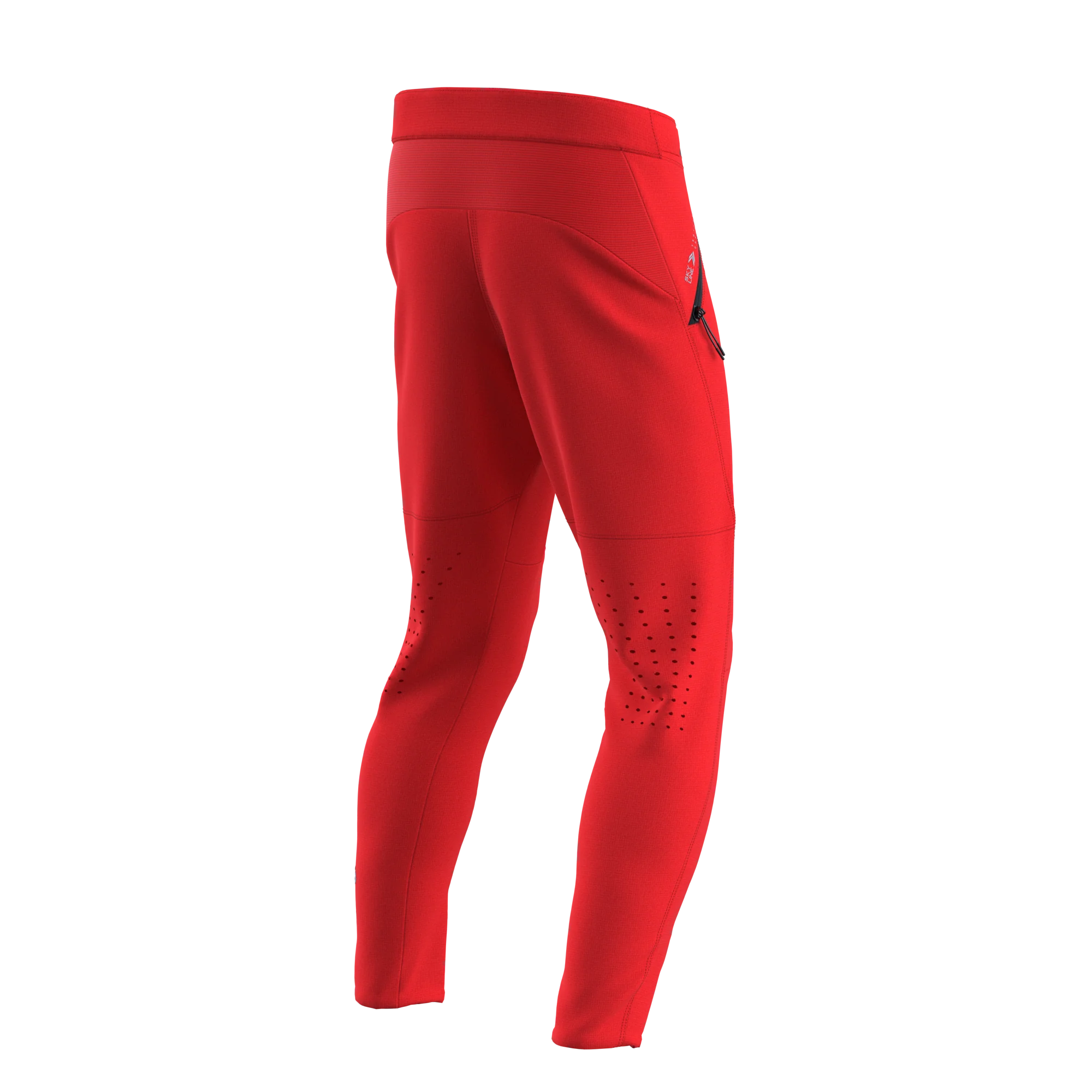 Troy Lee Designs Skyline Pant - Signature - Youth - Fiery Red - 2023 - Image 2