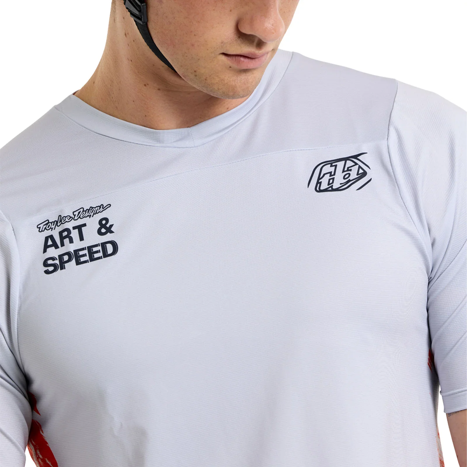 Troy Lee Designs Skyline Short Sleeve MTB Jersey - Elemental - Limestone - Image 9
