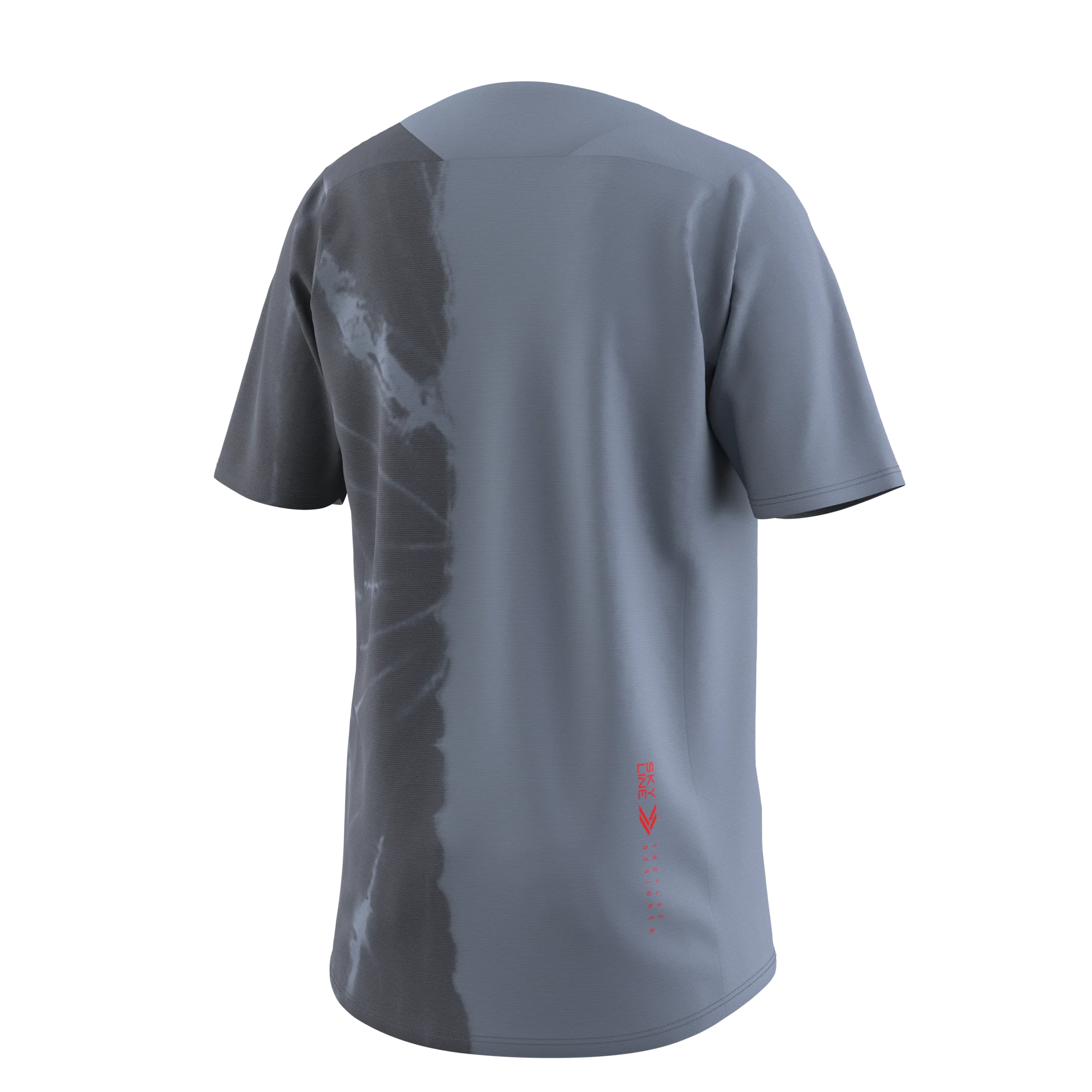 Troy Lee Designs Skyline Short Sleeve MTB Jersey - Half Dye - Youth - Cement - 2023 - Image 2