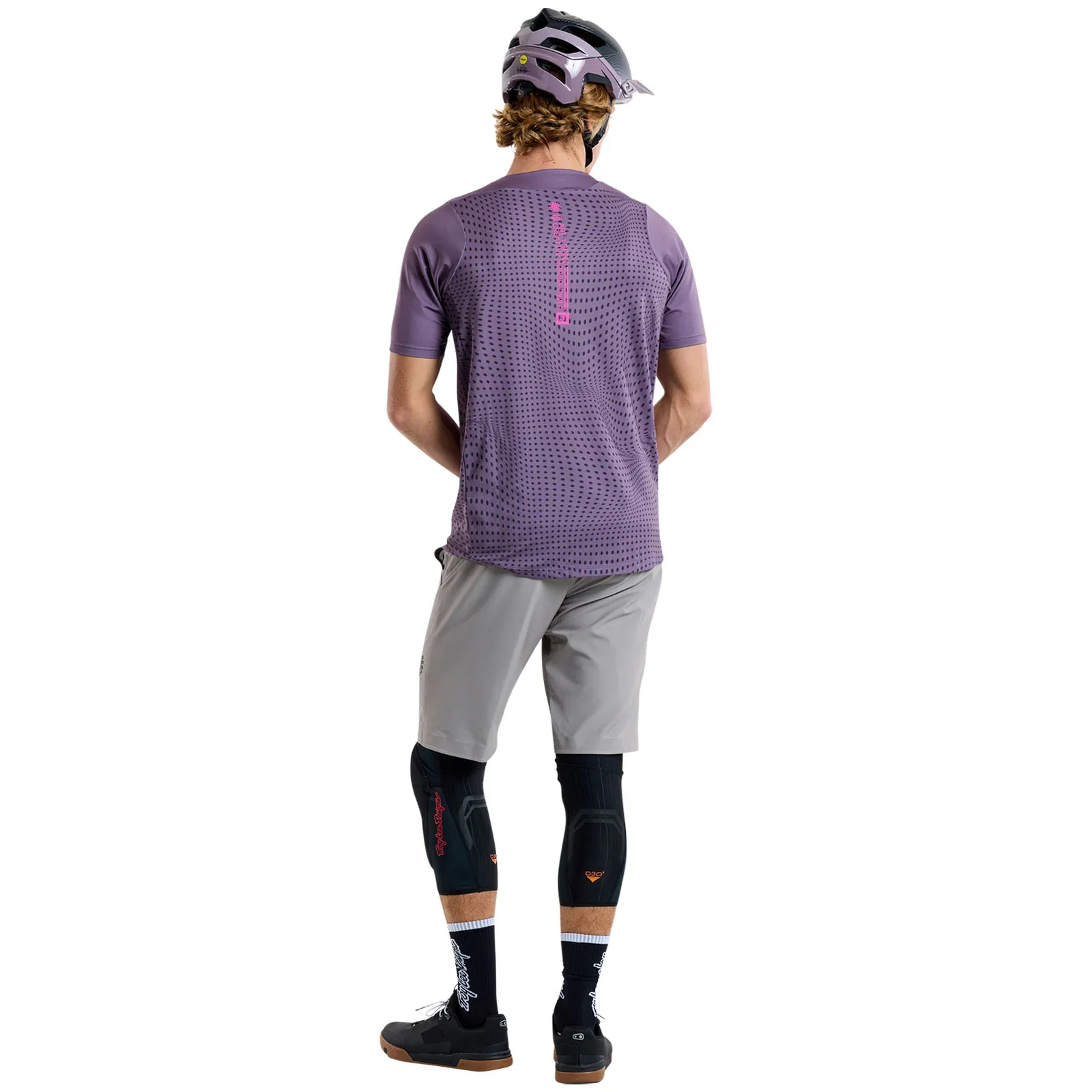 Troy Lee Designs Skyline Short Sleeve MTB Jersey - Radioscape - Deep Purple - Image 10