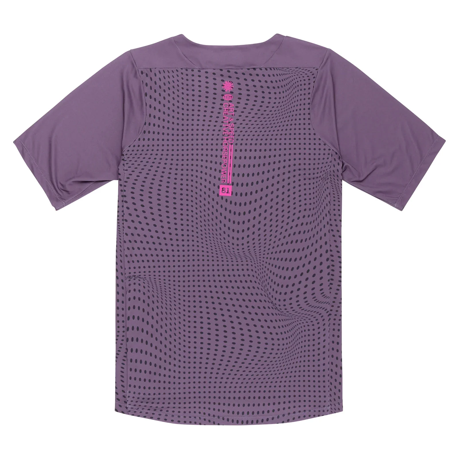 Troy Lee Designs Skyline Short Sleeve MTB Jersey - Radioscape - Deep Purple - Image 2