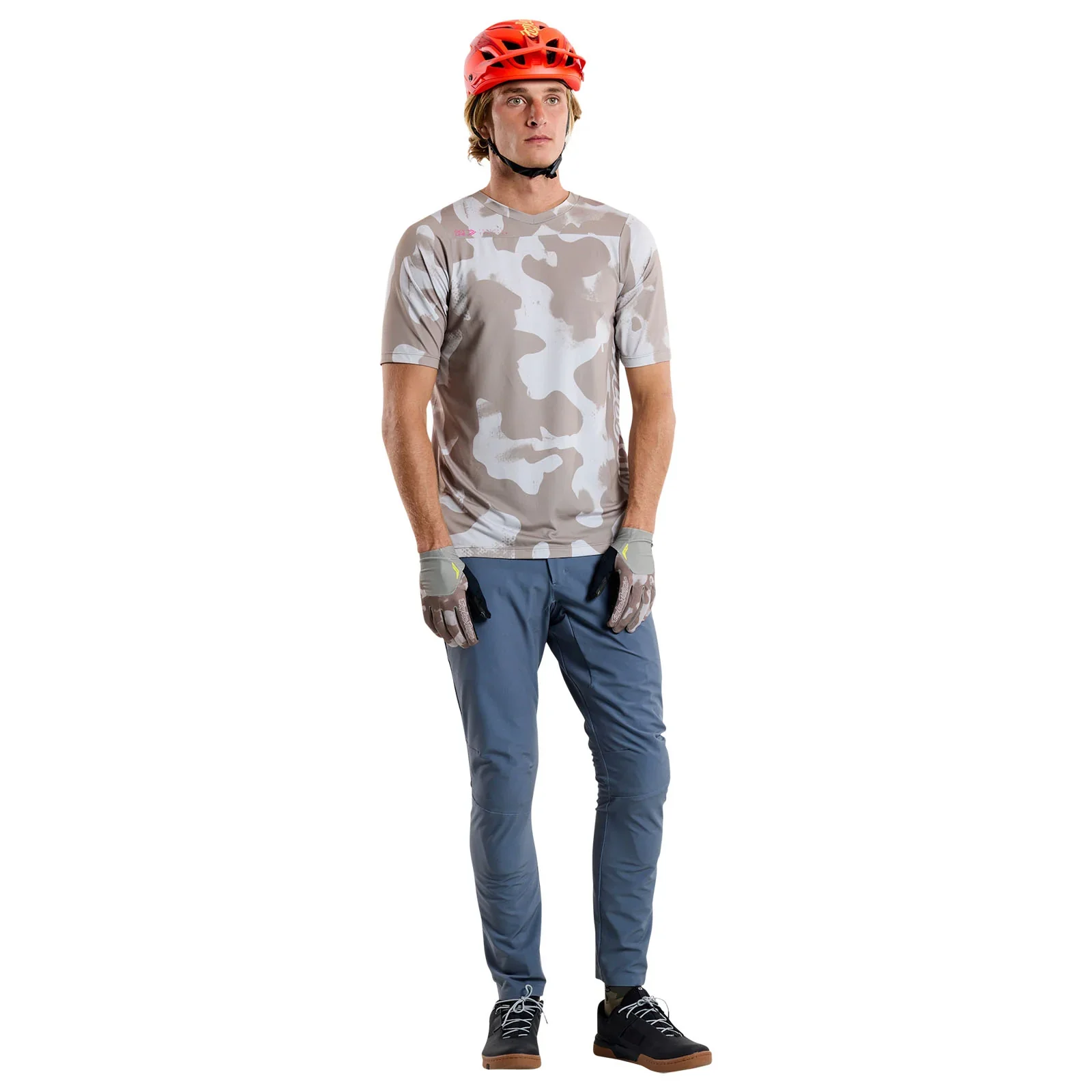 Troy Lee Designs Skyline Short Sleeve MTB Jersey - Scrubland - Olive - Image 9