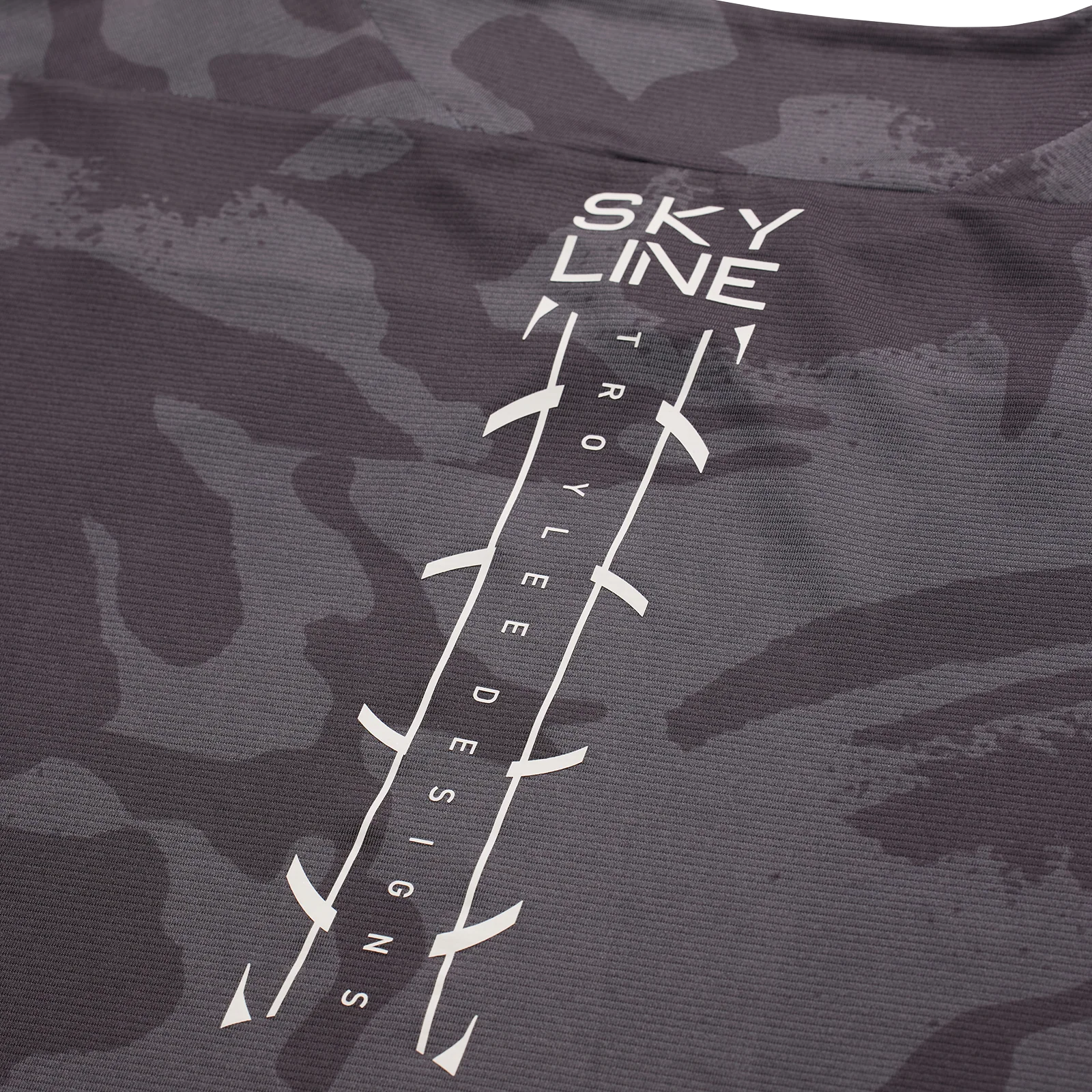 Troy Lee Designs Skyline Short Sleeve MTB Jersey - Shadow Camo - Carbon - Image 6