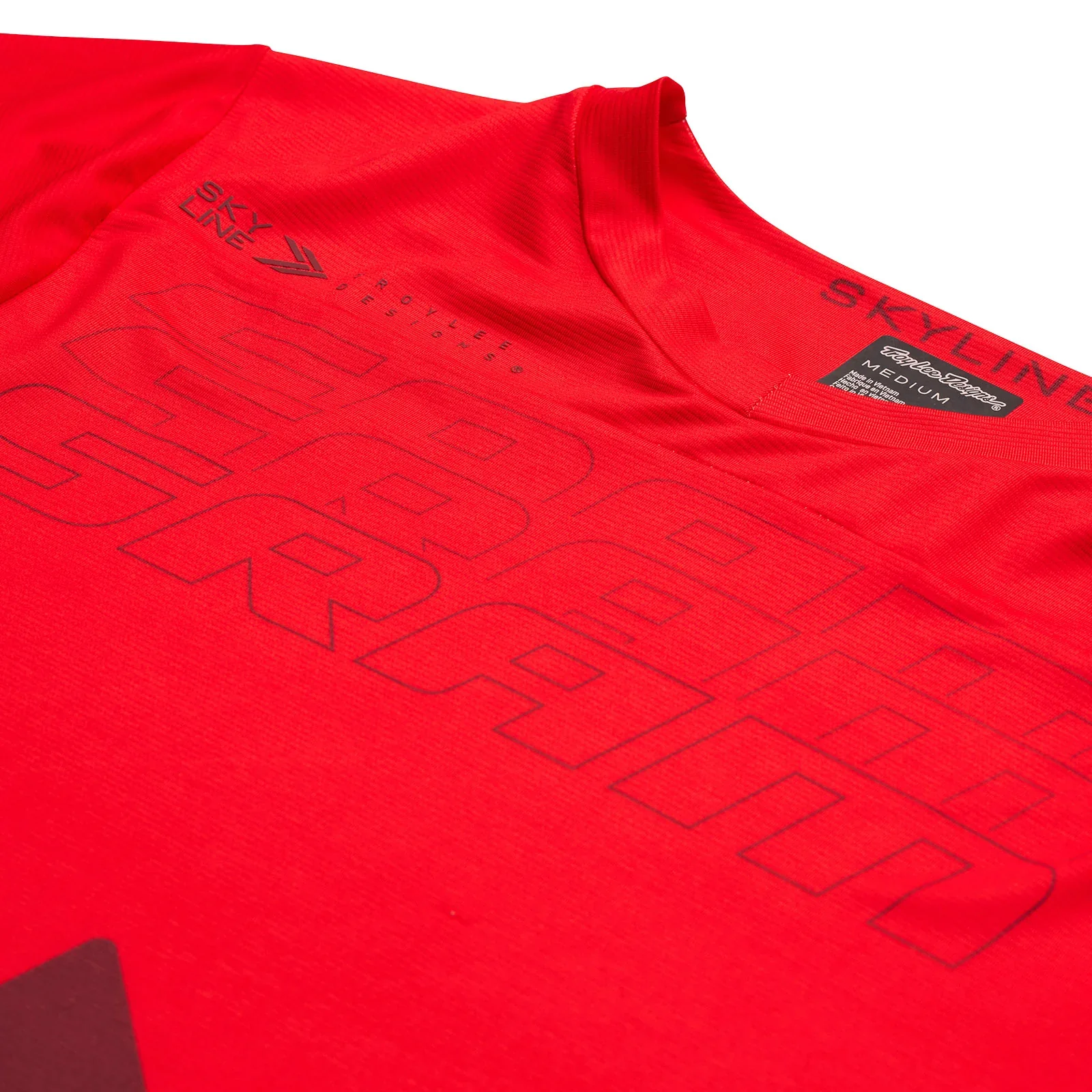 Troy Lee Designs Skyline Short Sleeve MTB Jersey - SRAM Eagle One - Fiery Red - Image 2