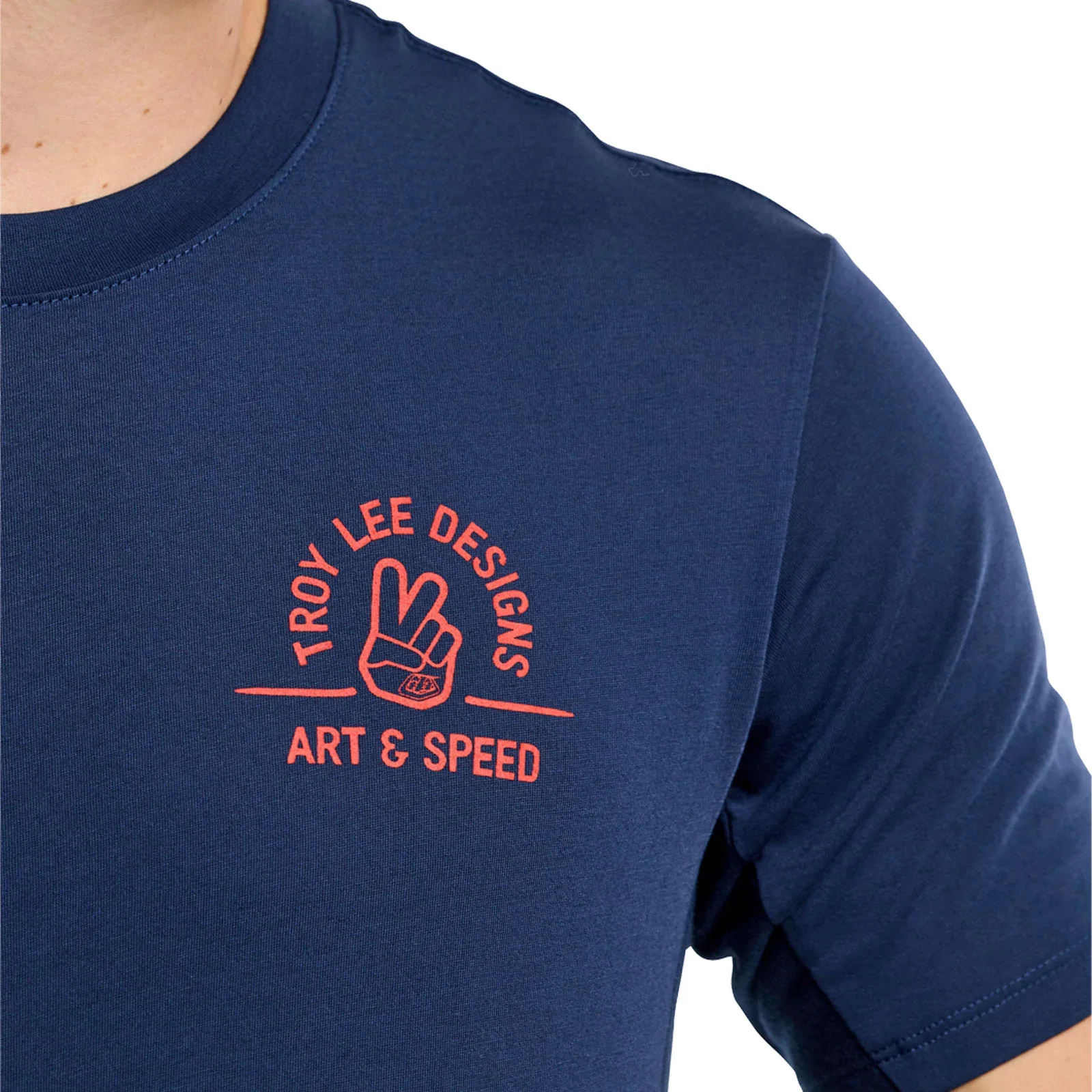 Troy Lee Designs Skyline Short Sleeve Ride Tee - Locals - Midnight - Image 10