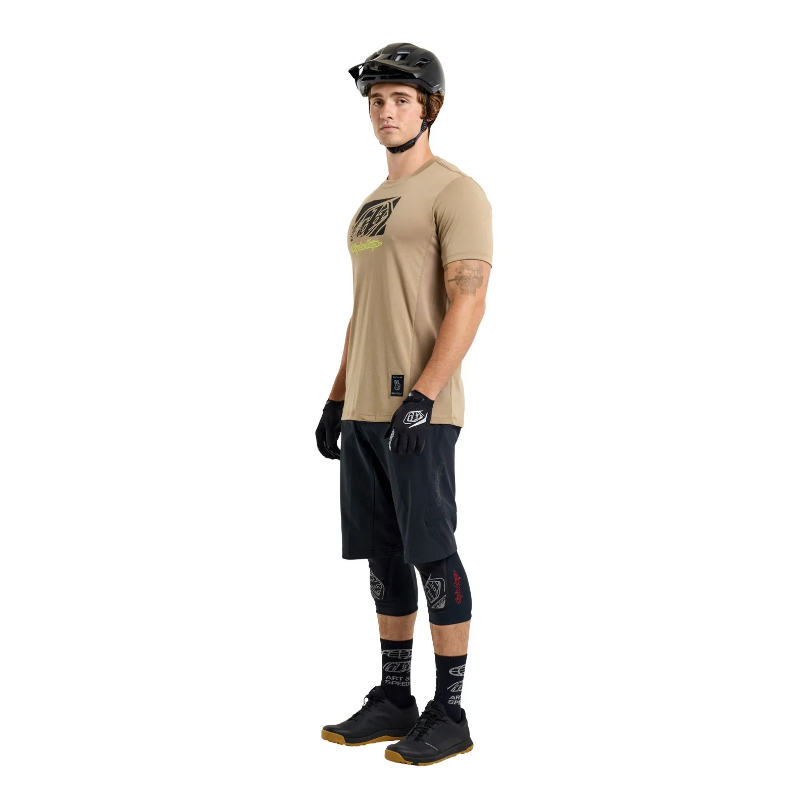 Troy Lee Designs Skyline Short Sleeve Ride Tee - Scrubbed - Timber - Image 6