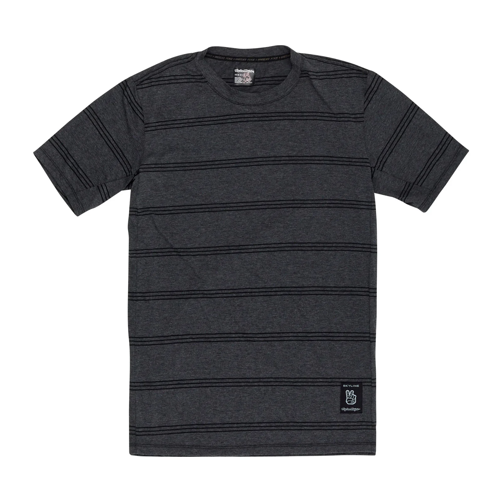 Troy Lee Designs Skyline Short Sleeve Ride Tee - Washed Out - Dark Cloud