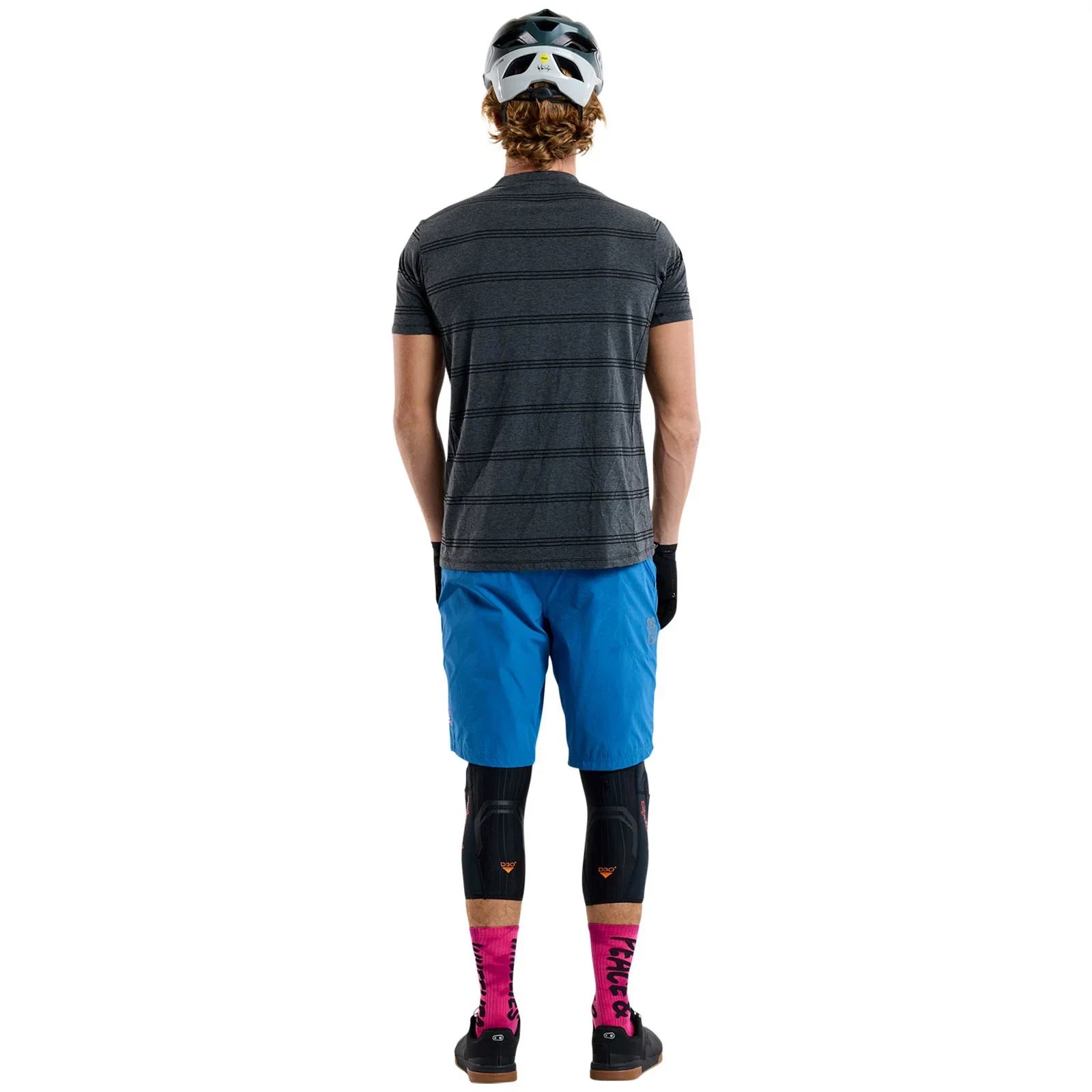 Troy Lee Designs Skyline Short Sleeve Ride Tee - Washed Out - Dark Cloud - Image 6