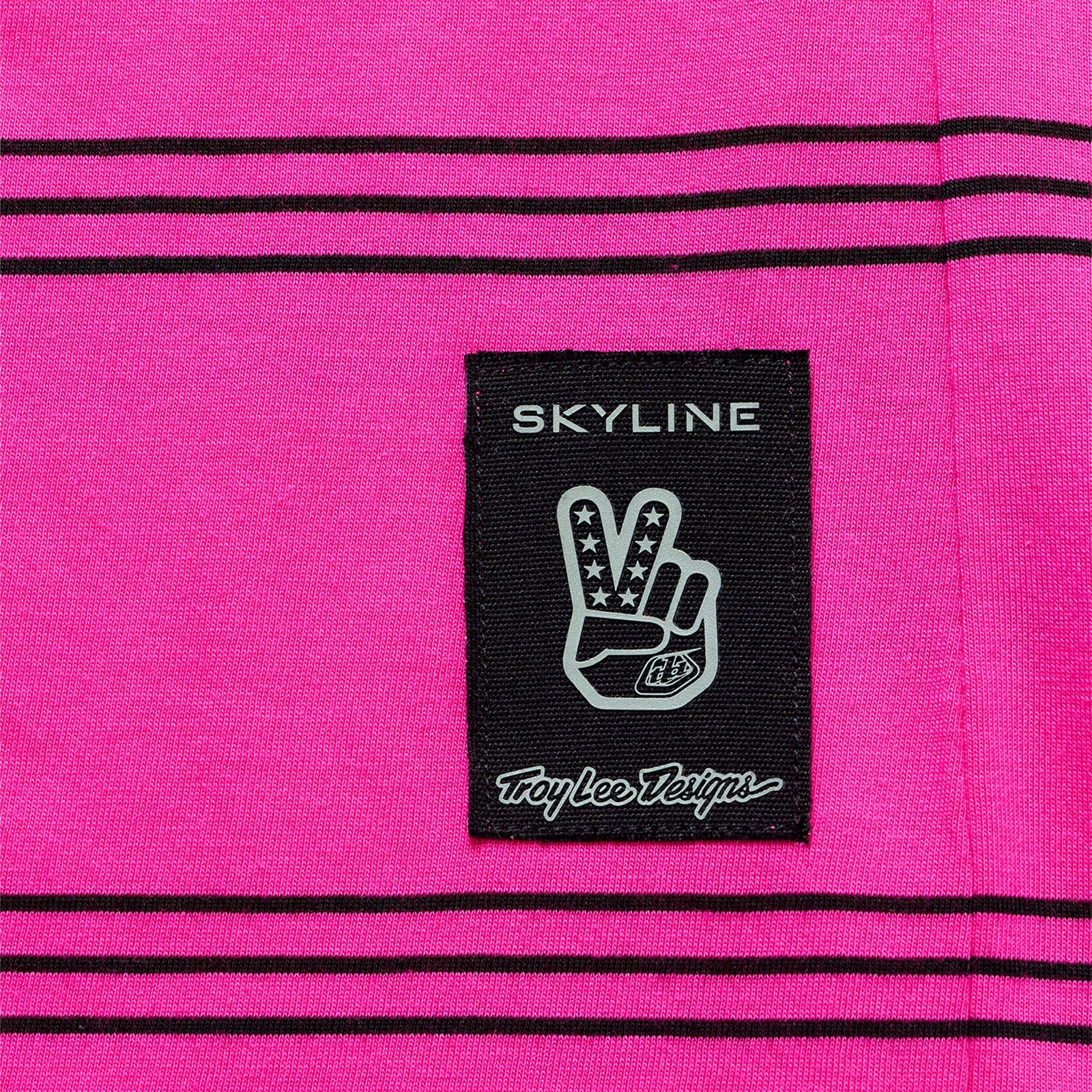 Troy Lee Designs Skyline Short Sleeve Ride Tee - Washed Out - Party Pink - Image 7