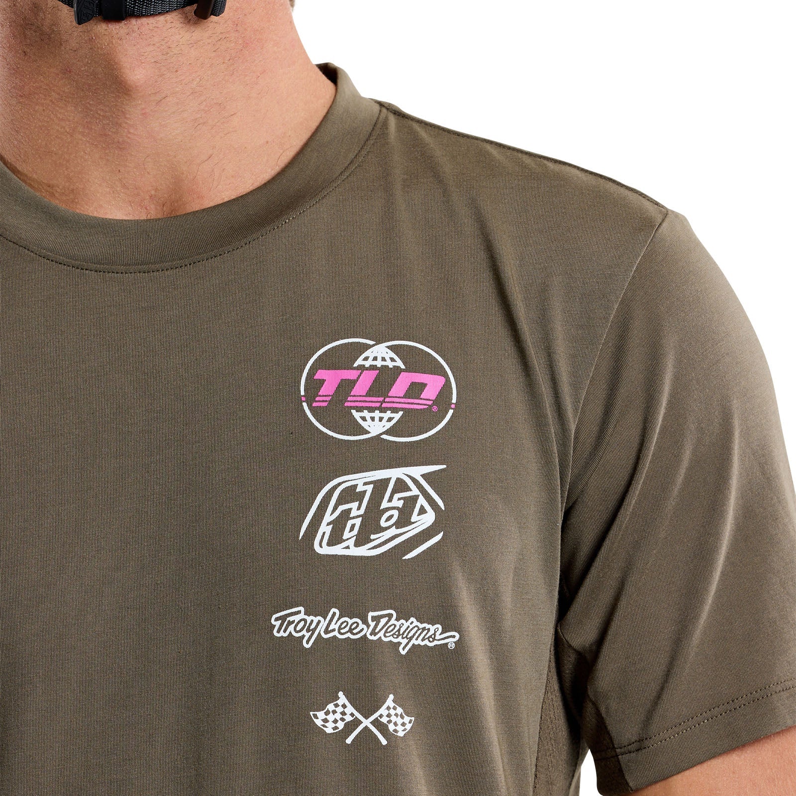 Troy Lee Designs Skyline Short Sleeve Ride Tee - Worldwide - Caper - Image 5