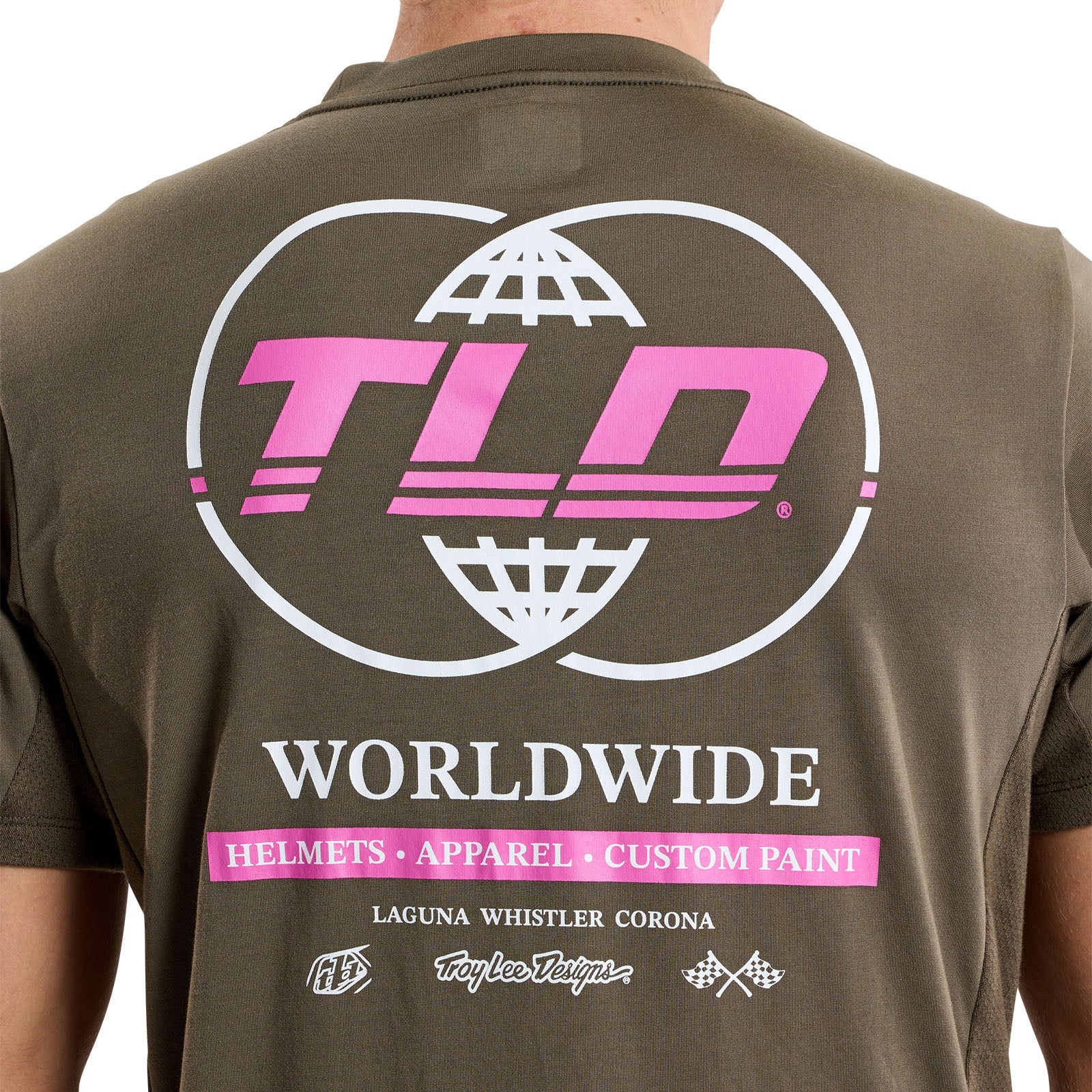 Troy Lee Designs Skyline Short Sleeve Ride Tee - Worldwide - Caper - Image 7
