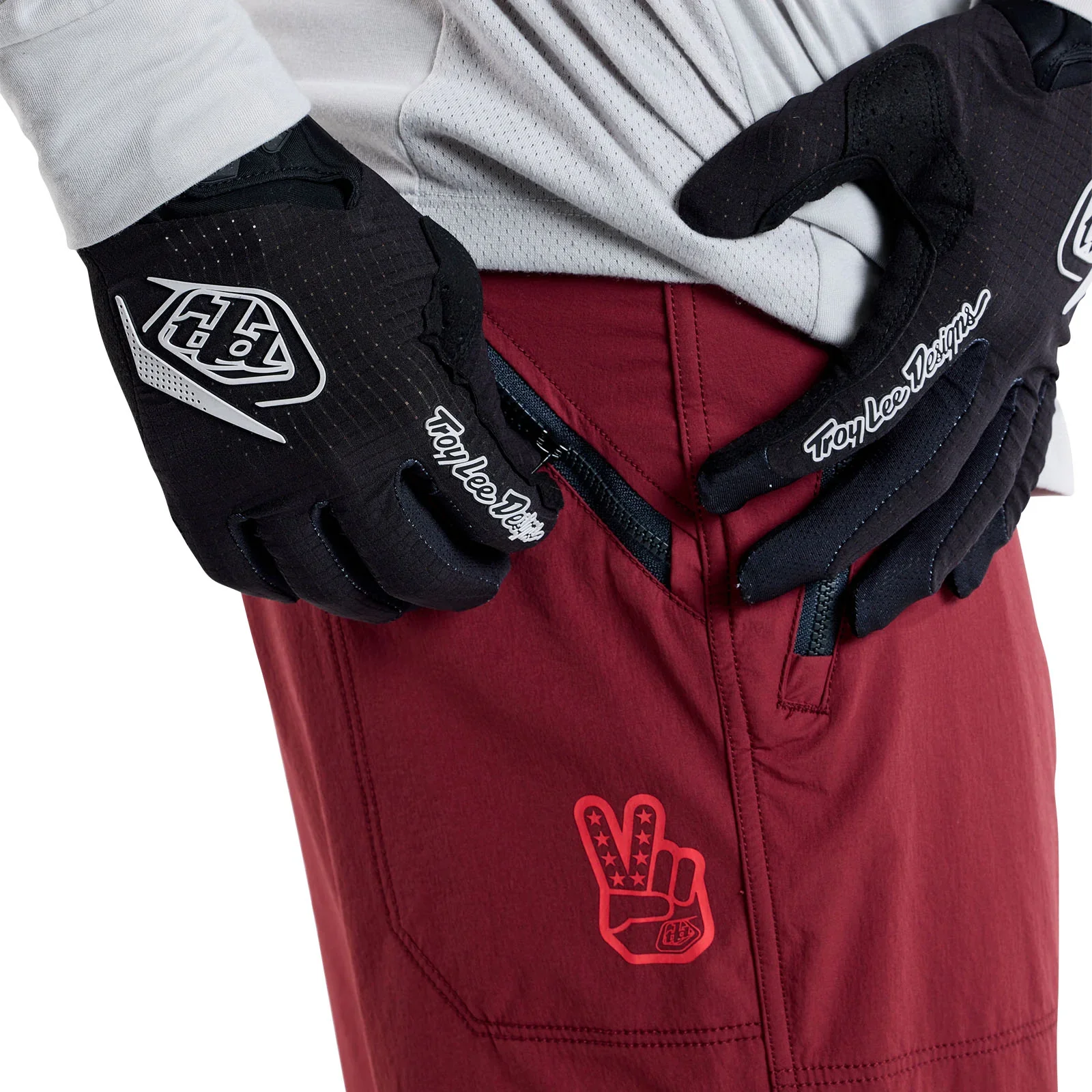 Troy Lee Designs Skyline Trail Short - Shell - Oxblood - Image 8