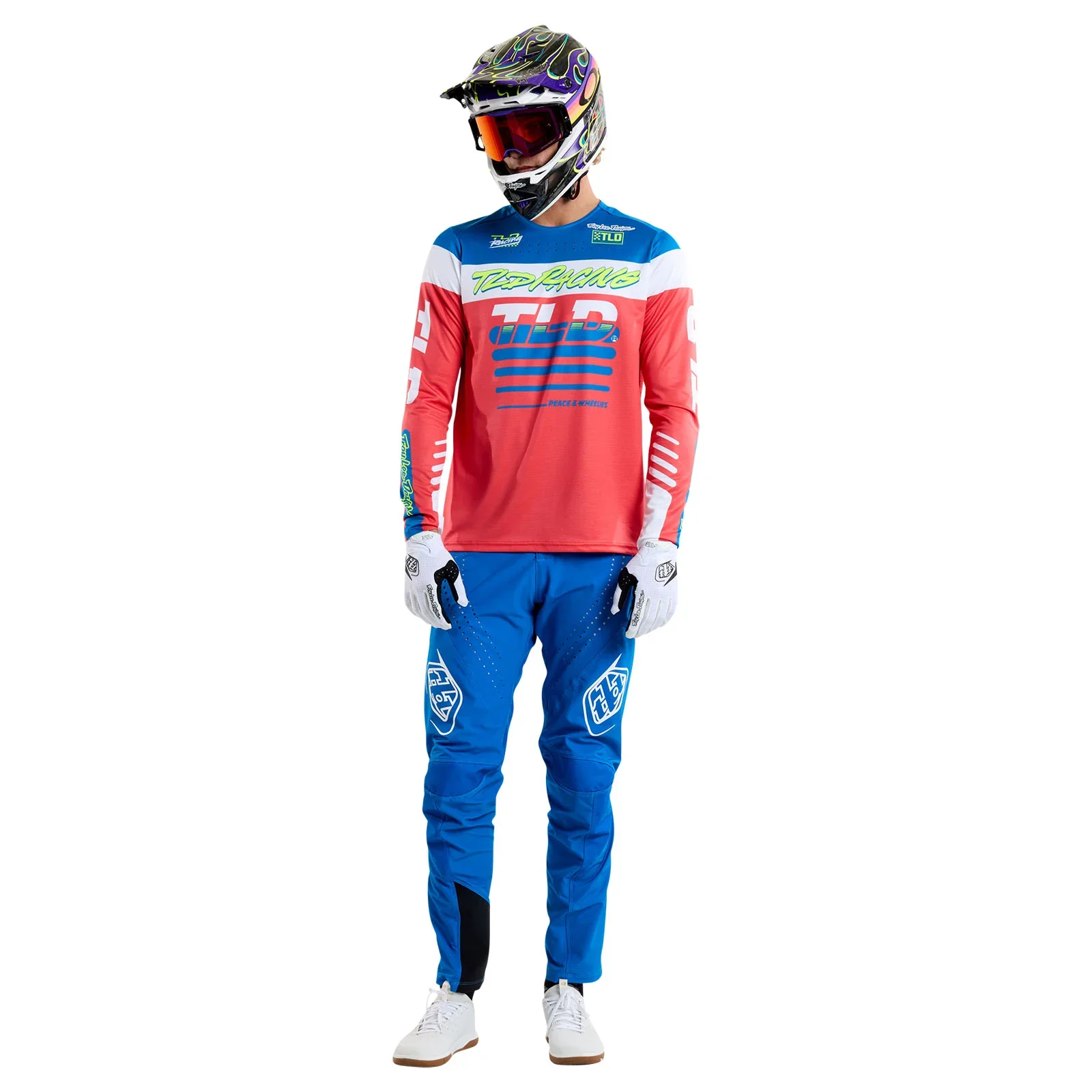Troy Lee Designs Sprint Long Sleeve MTB Jersey - Fifty-50 - Fiery Red - Image 10