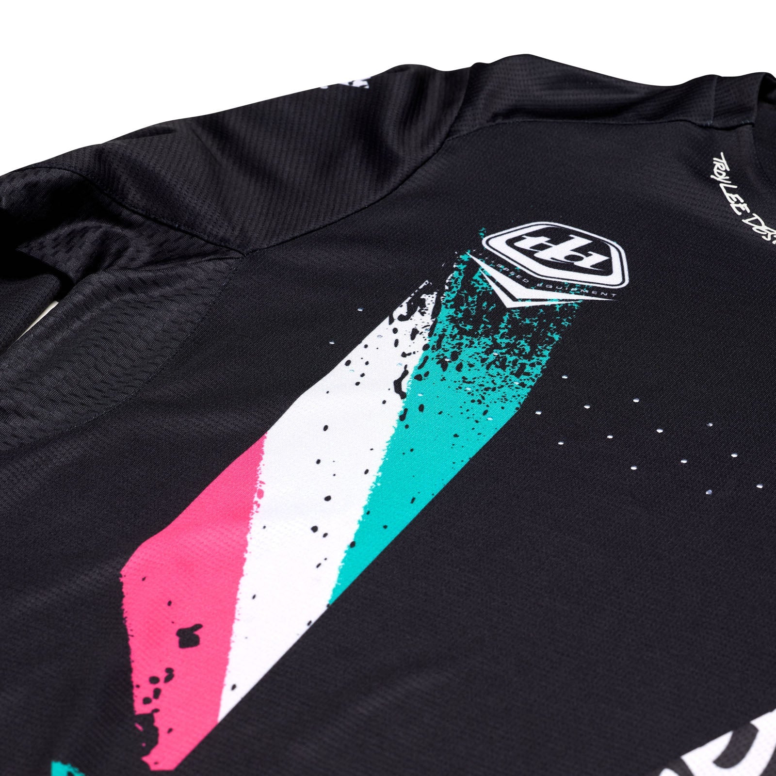 Troy Lee Designs Sprint Long Sleeve MTB Jersey - Full Pull - Black - Image 4