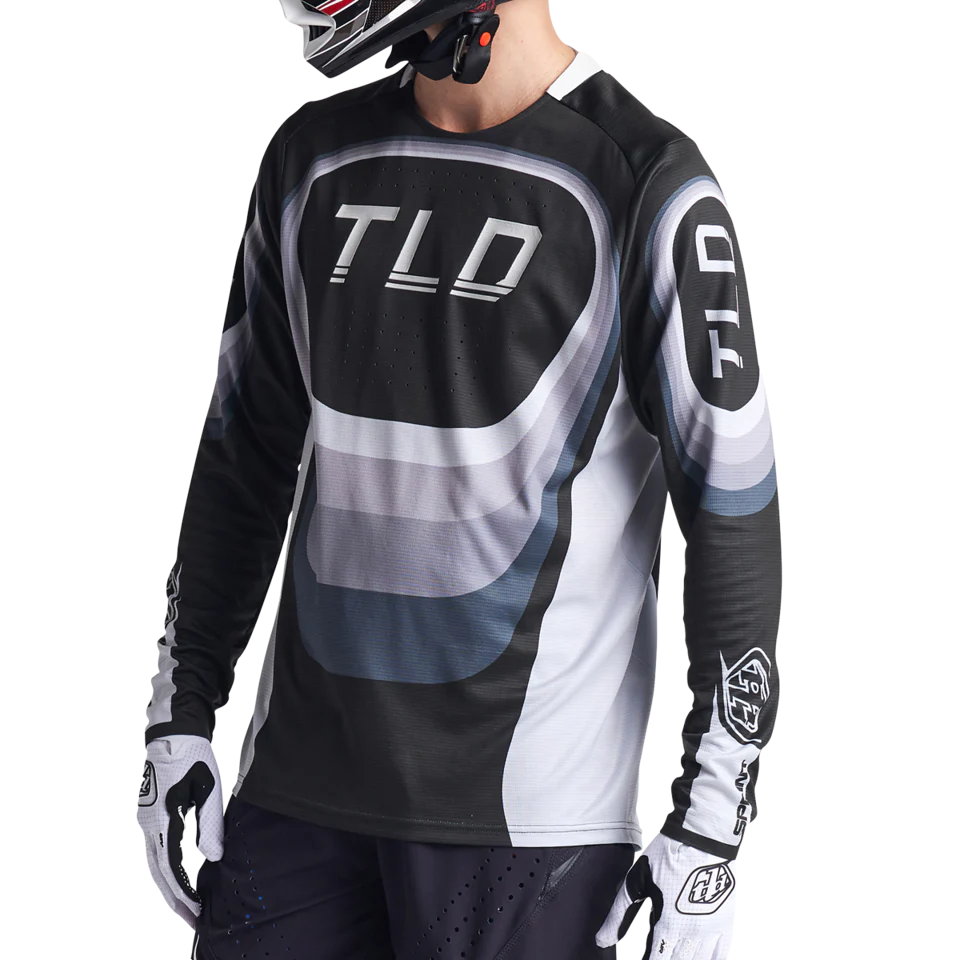 Troy Lee Designs Sprint Long Sleeve MTB Jersey - Reverb - Black - Image 6
