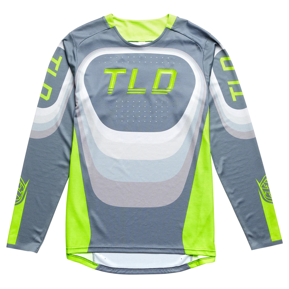 Troy Lee Designs Sprint Long Sleeve MTB Jersey - Reverb - Charcoal