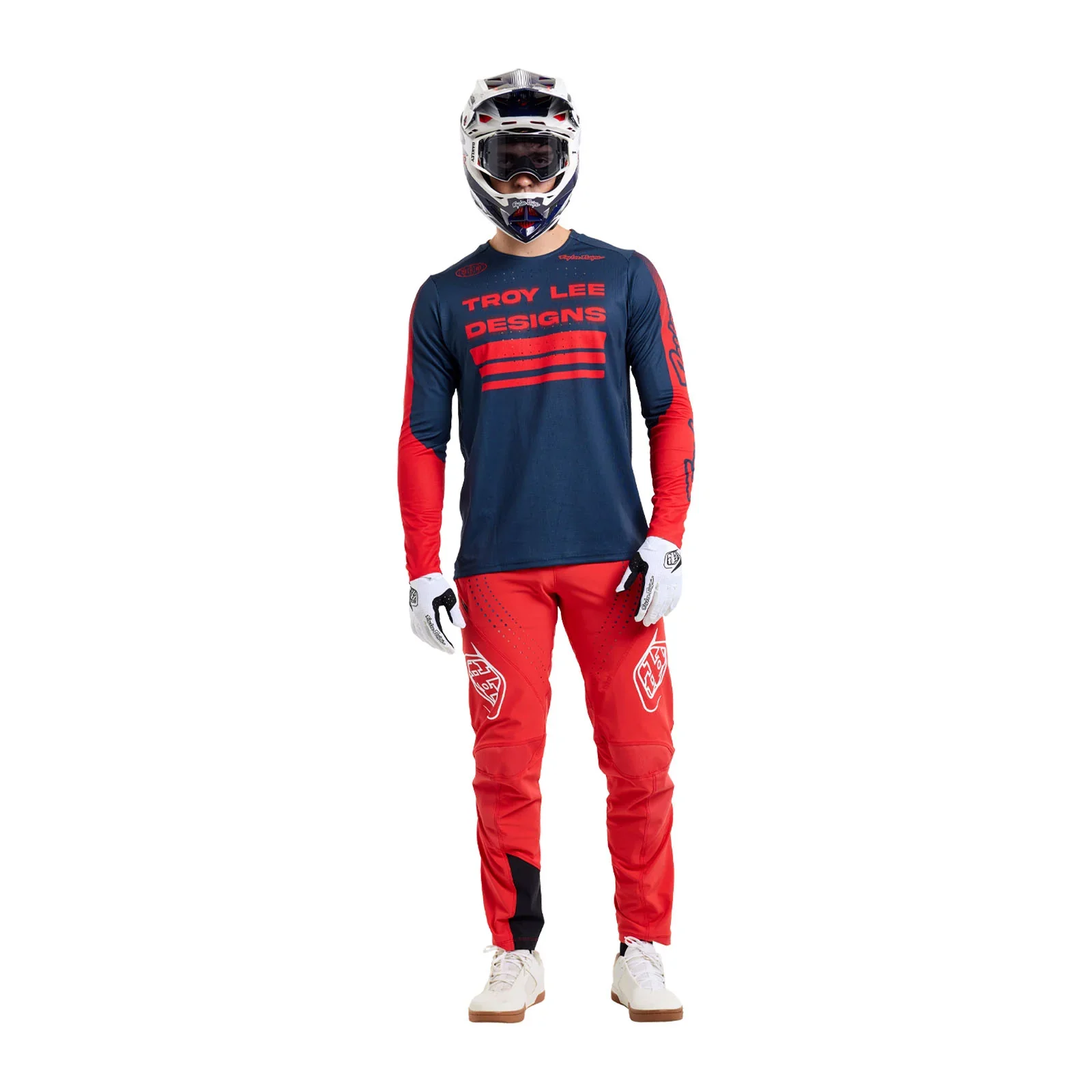 Troy Lee Designs Sprint Long Sleeve MTB Jersey - Segment - Midnight - Image 3