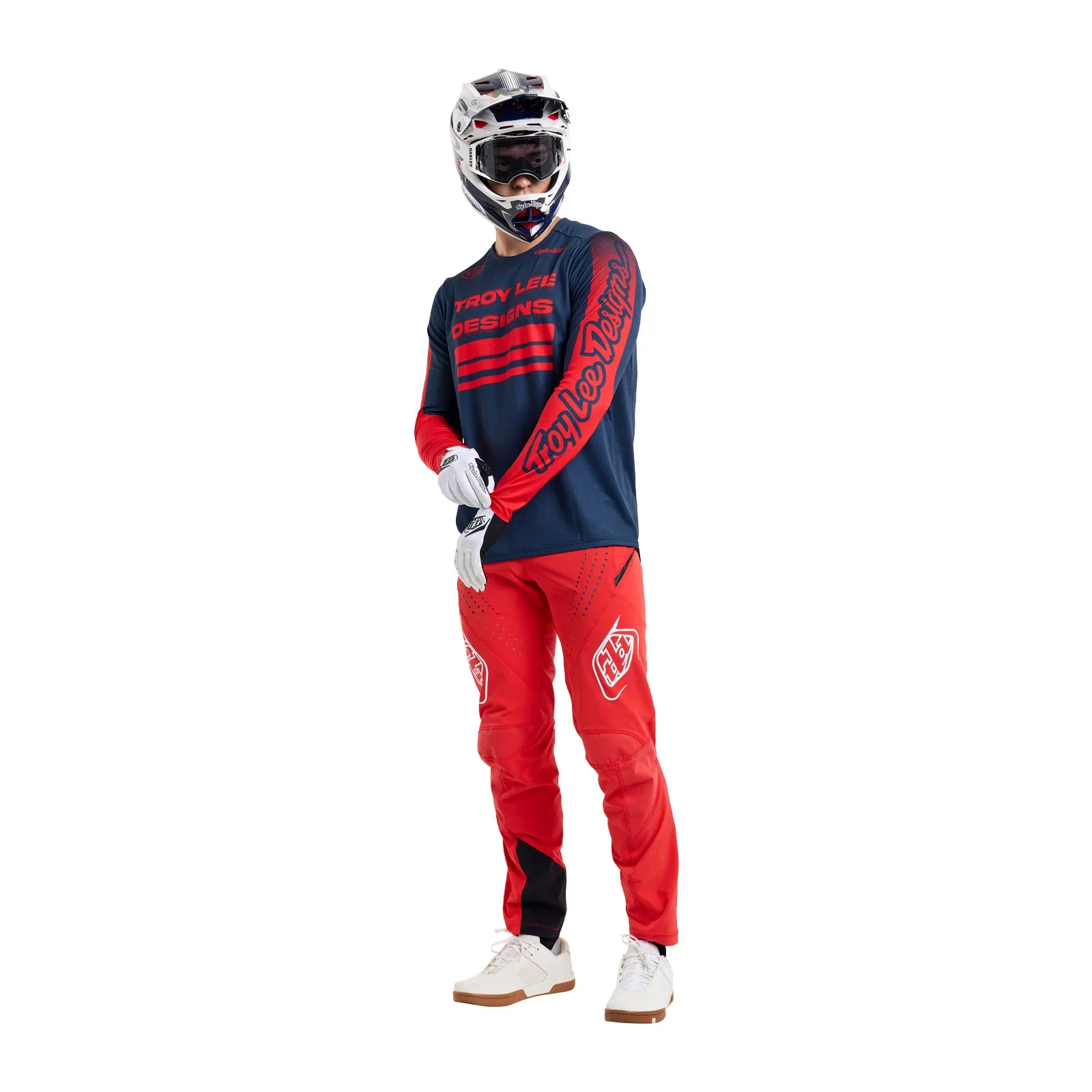 Troy Lee Designs Sprint Long Sleeve MTB Jersey - Segment - Midnight - Image 4