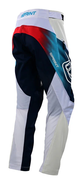 Troy Lee Designs Sprint Pant - Youth - Jet Fuel - White - 2022 - Image 2