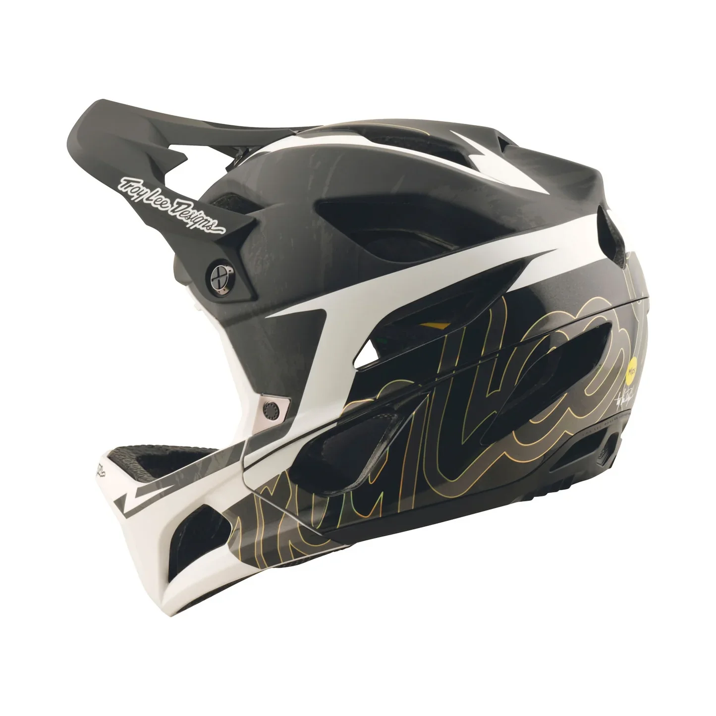 Troy Lee Designs Stage Full Face Helmet - Neauwave - Alpine Black - Image 2