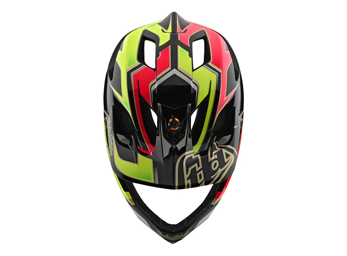 Troy Lee Designs Stage Full Face Helmet - Ropo - Pink-Yellow - 2020 - Image 3