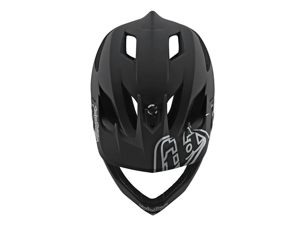 Troy Lee Designs Stage Full Face Helmet - Stealth - Black-Silver - 2020 - Image 3