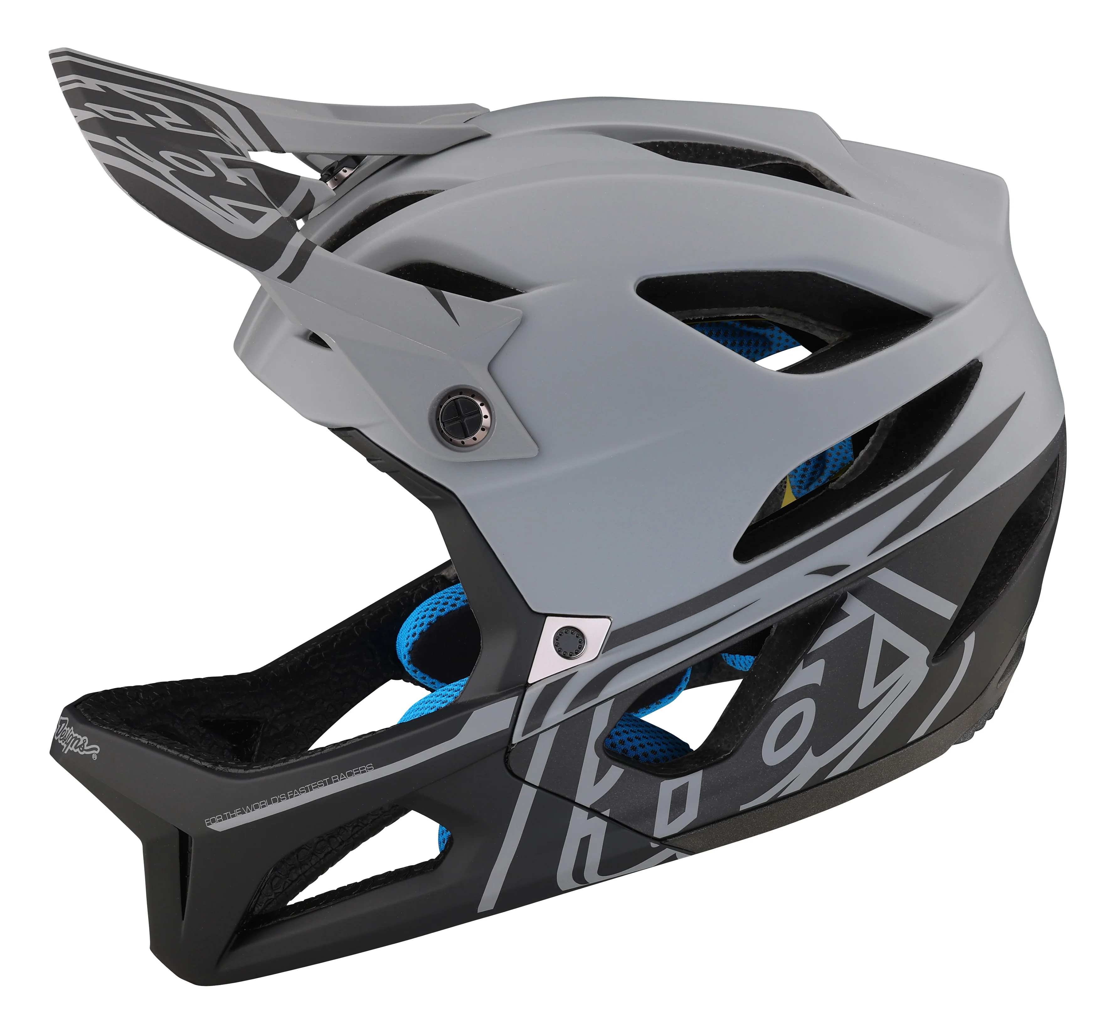 Troy Lee Designs Stage Full Face Helmet with MIPS - Stealth - Gray - Image 3