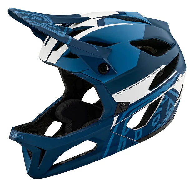 Troy Lee Designs Stage Full Face Helmet with MIPS - Vector - Blue - Image 7