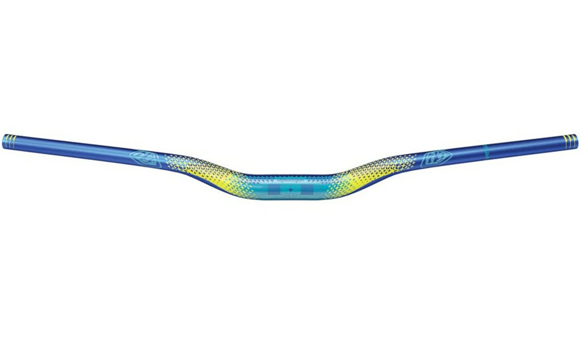 Truvativ Descendant Troy Lee Designs 35mm DH Riser Handlebar - Starburst Cyan-Blue