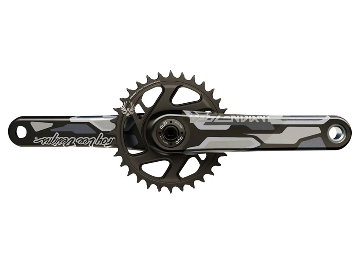 Truvativ Descendant Troy Lee Designs CoLab Carbon 12 Speed MTB Crankset - Black