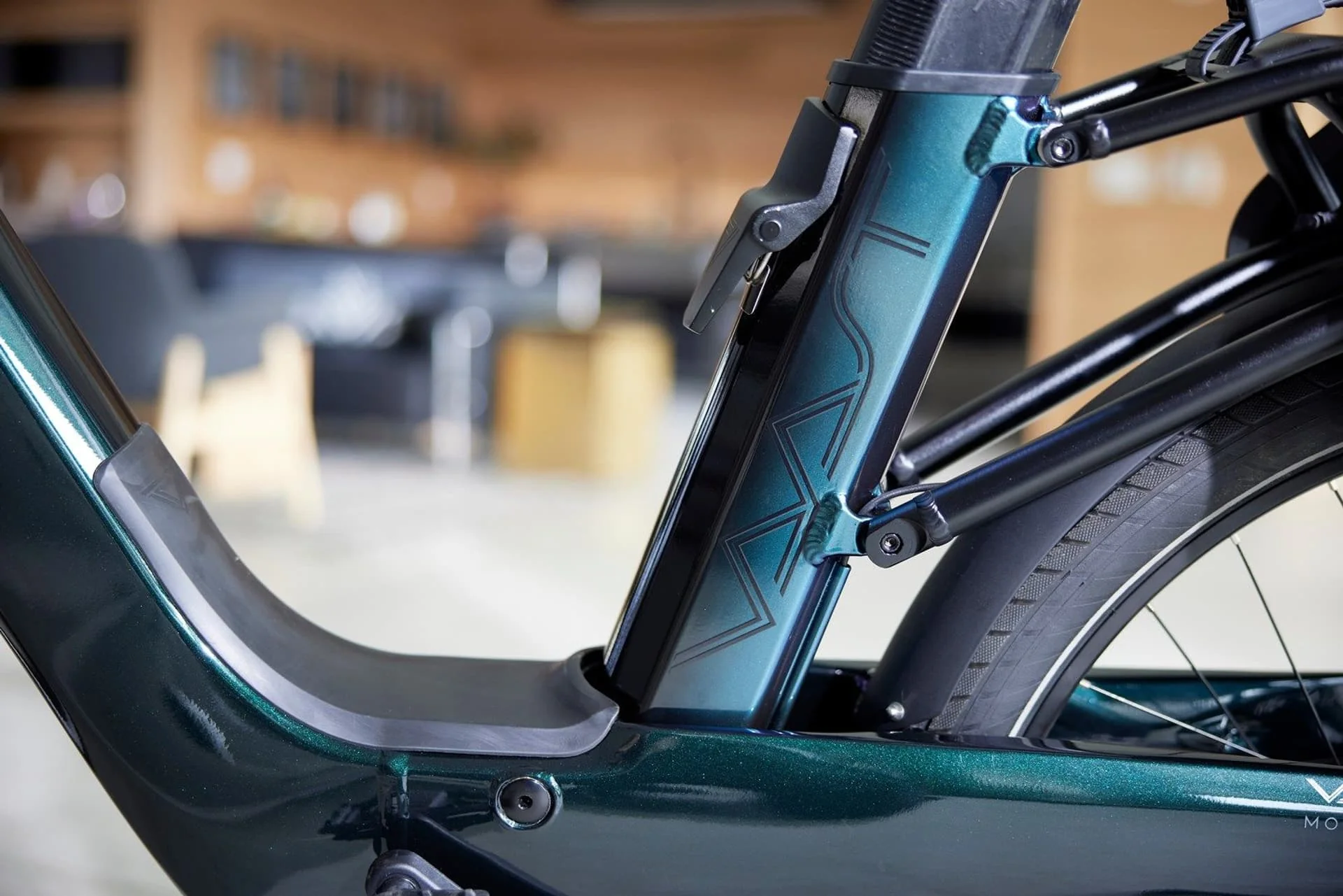 Vaast Bikes E/1 Rohloff 27.5 E-Bike - Amazon Green-Cast Black - Image 10
