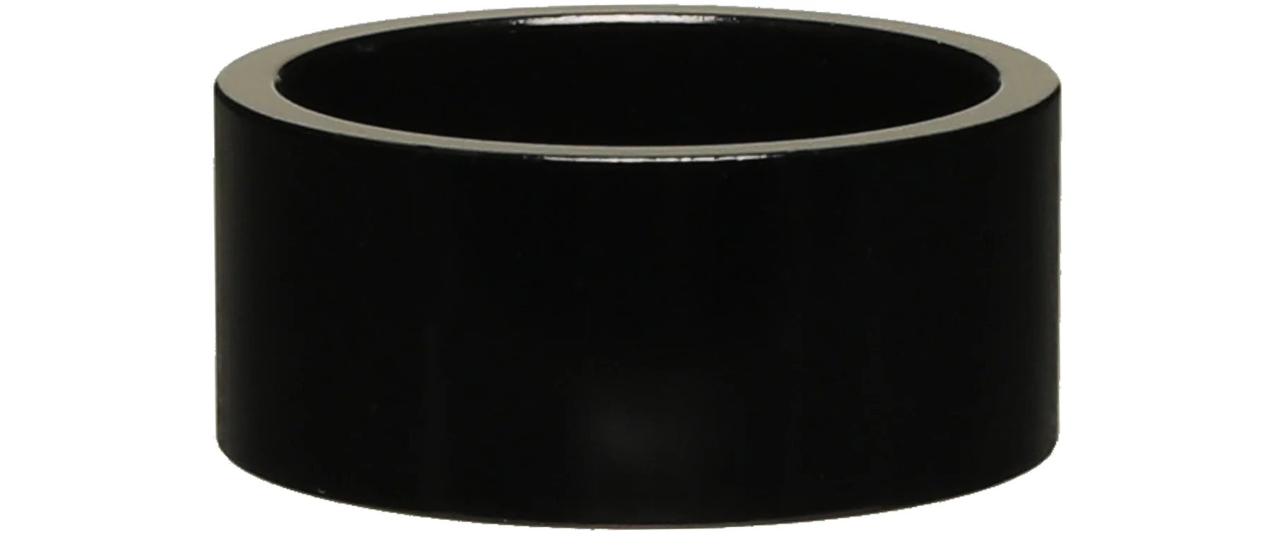 Wheels Manufacturing Aluminum Headset Spacer - 1.1/8" x 15mm - Black