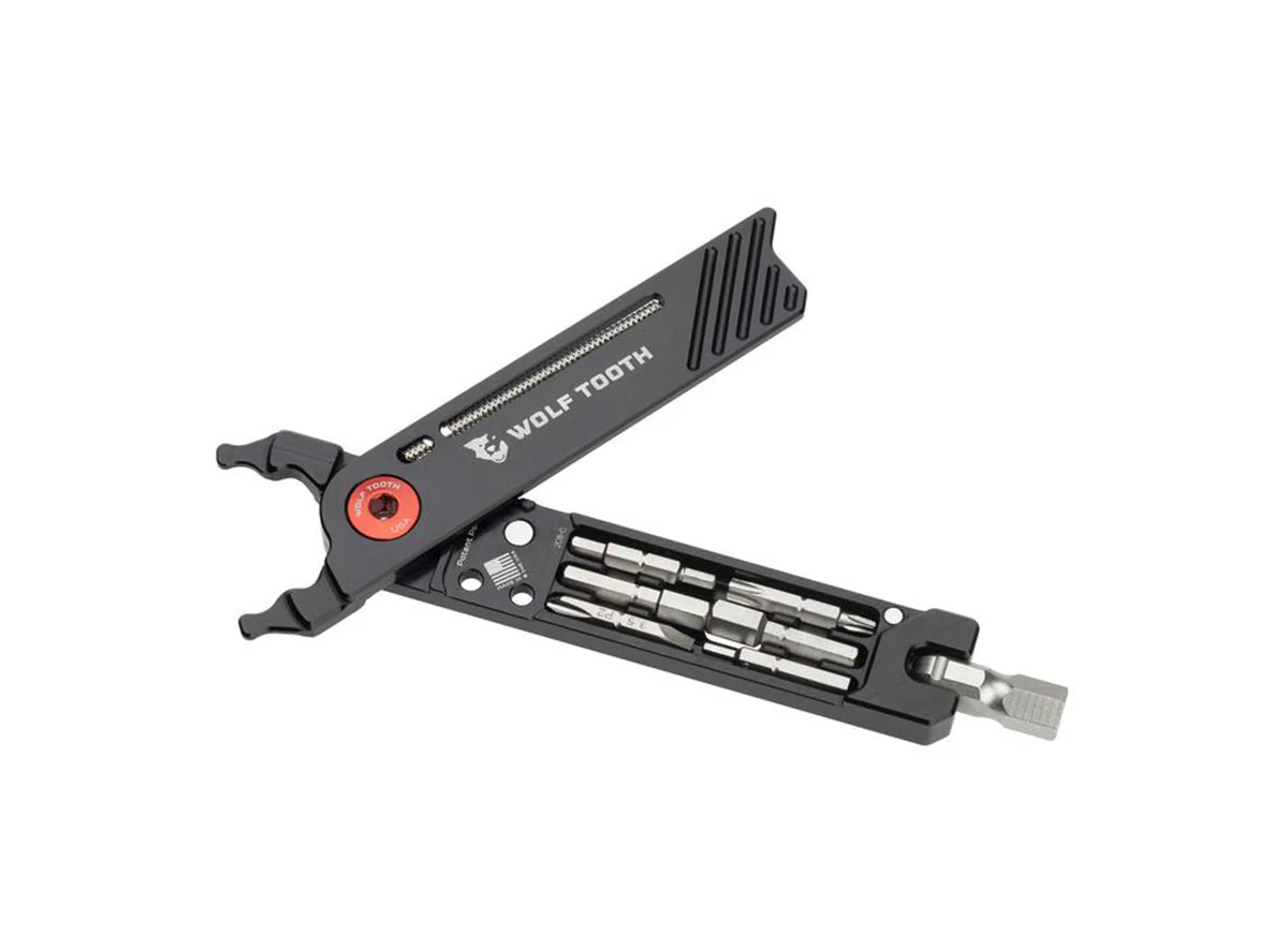 Wolf Tooth Components 8 Bit Pack Pliers - Black-Red Bolt