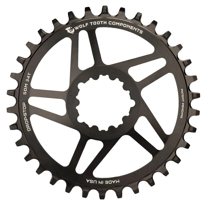 Wolf Tooth Components Direct Mount Chainring - SRAM Cranks - Black