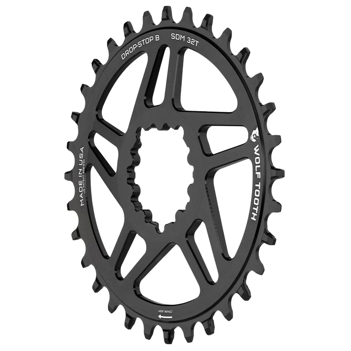 Wolf Tooth Components Direct Mount Chainring - SRAM Cranks - Black - Image 3