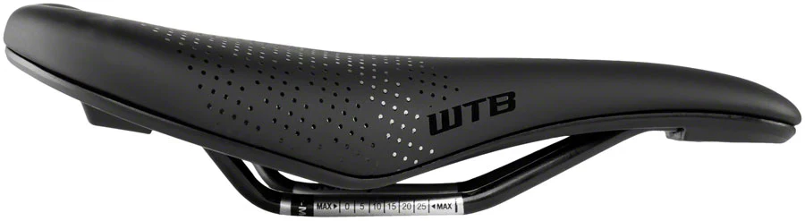 WTB Devo PickUp Medium Fusion Form Saddle - Cromoly Rail - Black - Image 2