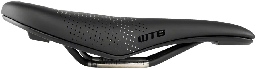 WTB Devo PickUp Medium Fusion Form Saddle - Stainless Rail - Black - Image 2