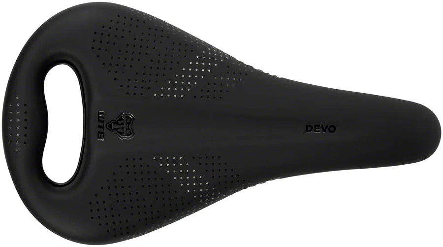 WTB Devo PickUp Medium Fusion Form Saddle - Stainless Rail - Black - Image 3