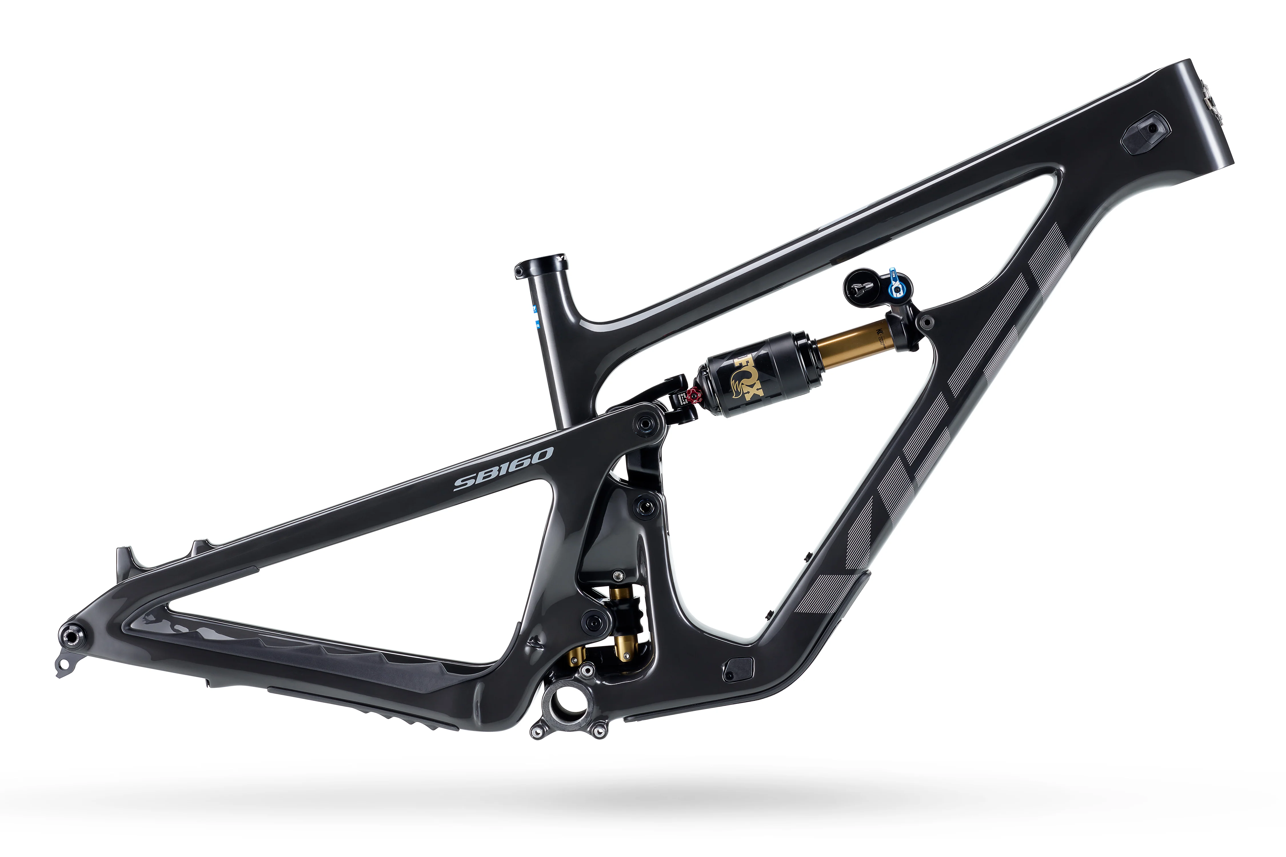 Yeti SB160 Carbon Frame - X2 Factory - Raw Carbon