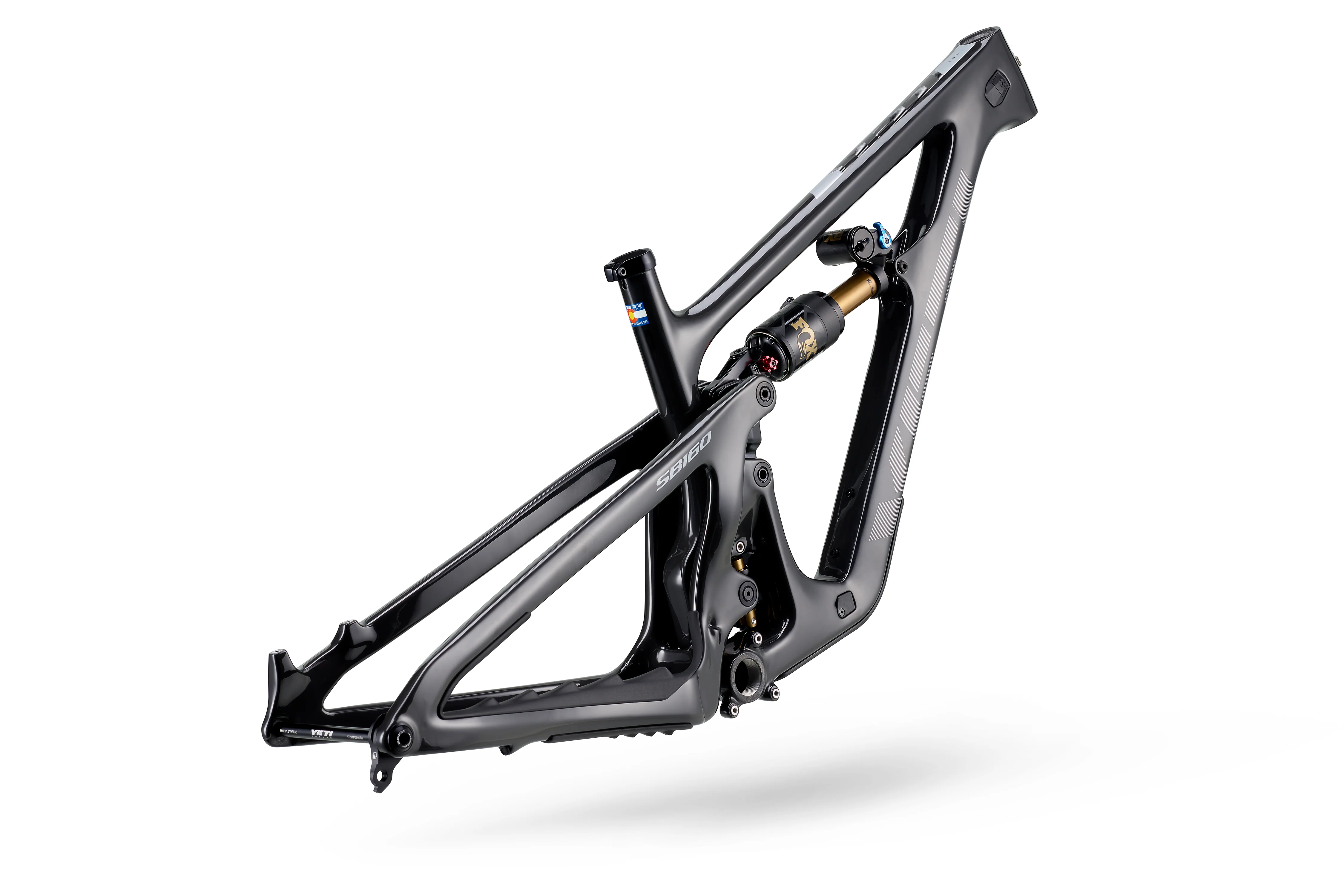 Yeti SB160 Carbon Frame - X2 Factory - Raw Carbon - Image 2